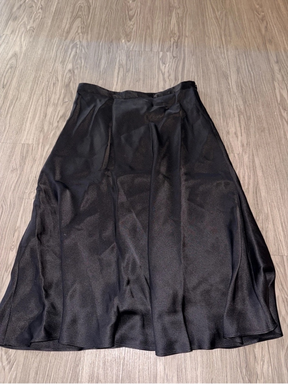 Black Silk Skirt Banana Republic